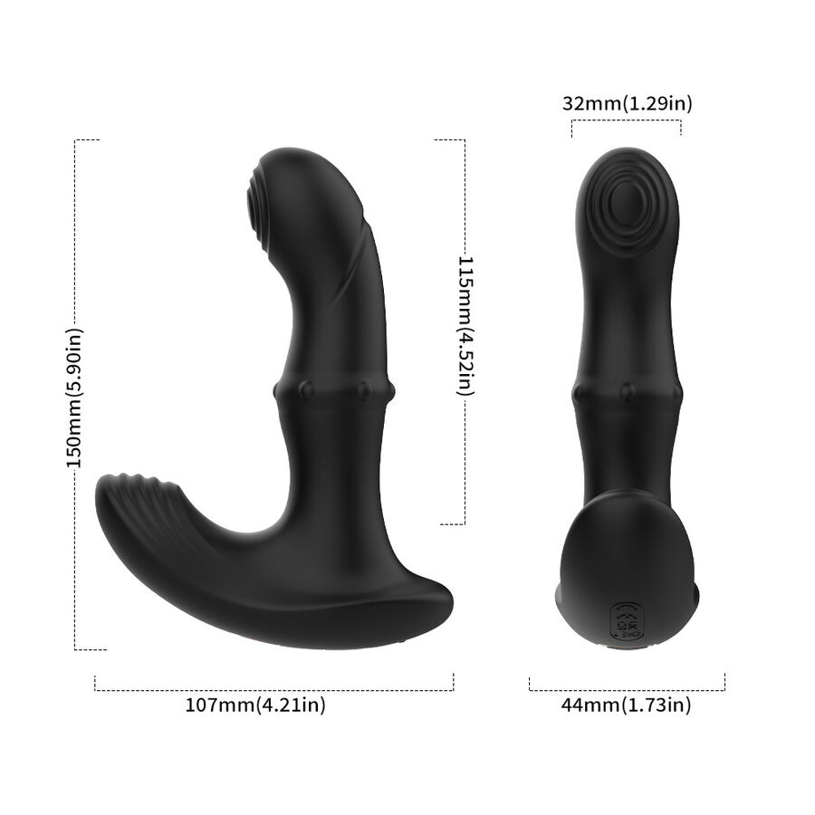 Armony Anal-Vibratore Prostatico Anale con Telecomando · Giocattoli anali (immagine 6)