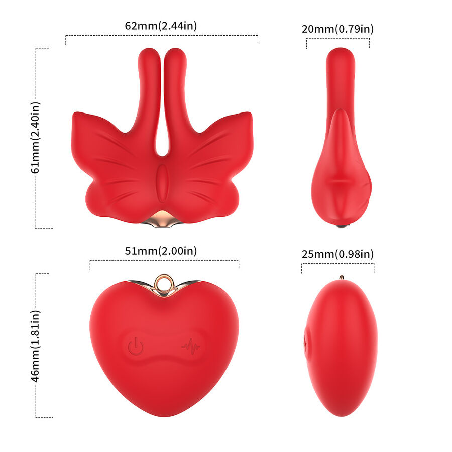 Armony Stimulators-Morsetti magnetici per capezzoli vibranti · Sex toys (imaginea 9)