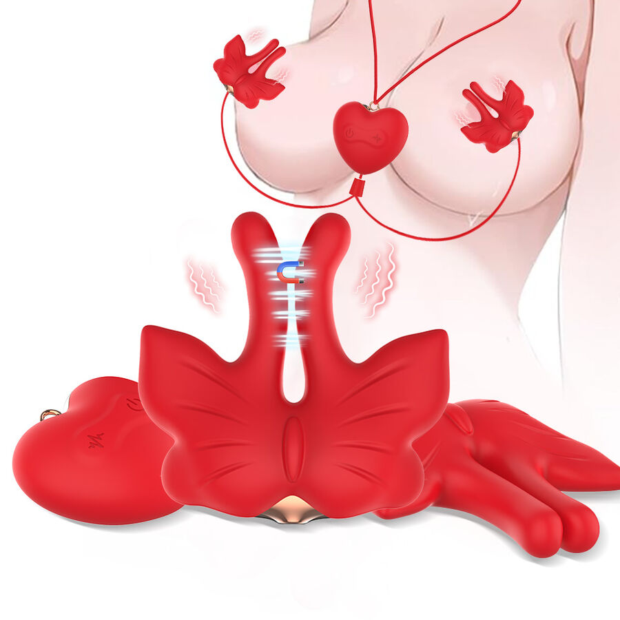 Armony Stimulators-Morsetti magnetici per capezzoli vibranti 2 Armony Stimulators-Morsetti magnetici per capezzoli vibranti · Sex toys (imaginea 2)