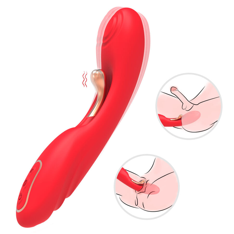 Armony Vibrators-Vibratore a lingua oscillante Rosso-Silicone, 7 2 Armony Vibrators-Vibratore a lingua oscillante Rosso-Silicone, 7 · Vibratori (imaginea 2)