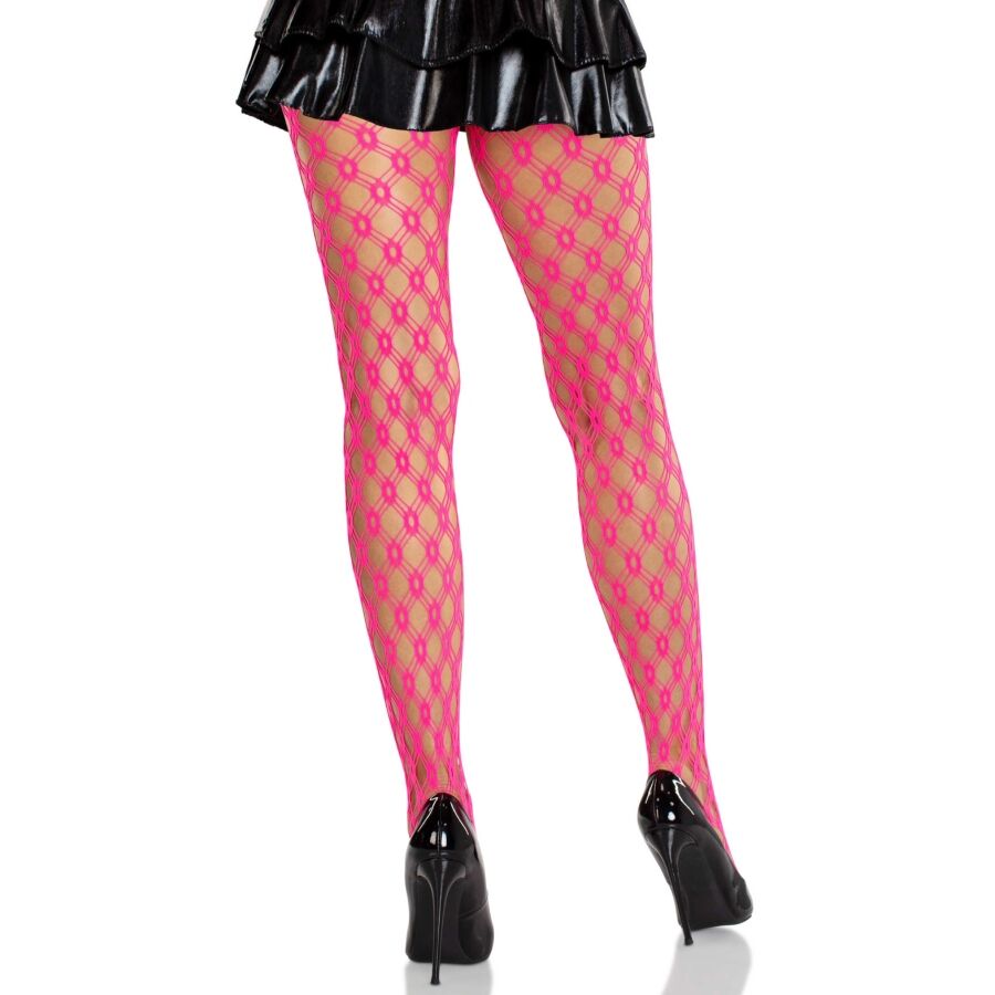 Leg Avenue Hosiery-Calze Rete con Occhi Neon Rosa 2 Leg Avenue Hosiery-Calze Rete con Occhi Neon Rosa · Lingerie sexy donna (imaginea 2)