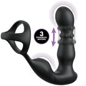 Anal Fantasy Elite Collection-Anello Anale Vibrante e Massaggiatore