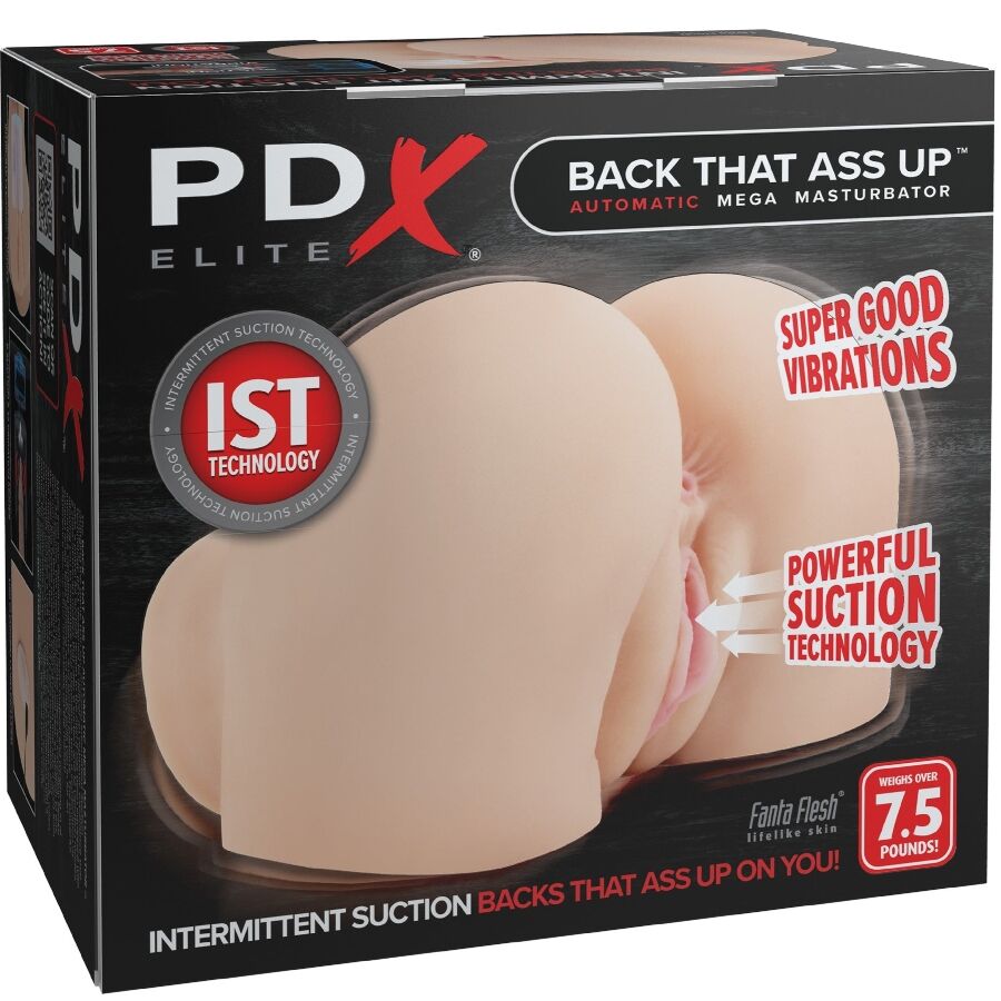 Pdx Elite-Back That Ass Up Masturbatore Vibratore Vagina e Ano 1 Pdx Elite-Back That Ass Up Masturbatore Vibratore Vagina e Ano — PIPEDREAMS · Masturbatori