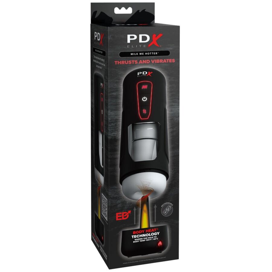 Pdx Elite-Milk Me Hotter Masturbatore automatico a impulsi 2 Pdx Elite-Milk Me Hotter Masturbatore automatico a impulsi — PIPEDREAMS · Masturbatori (imaginea 2)