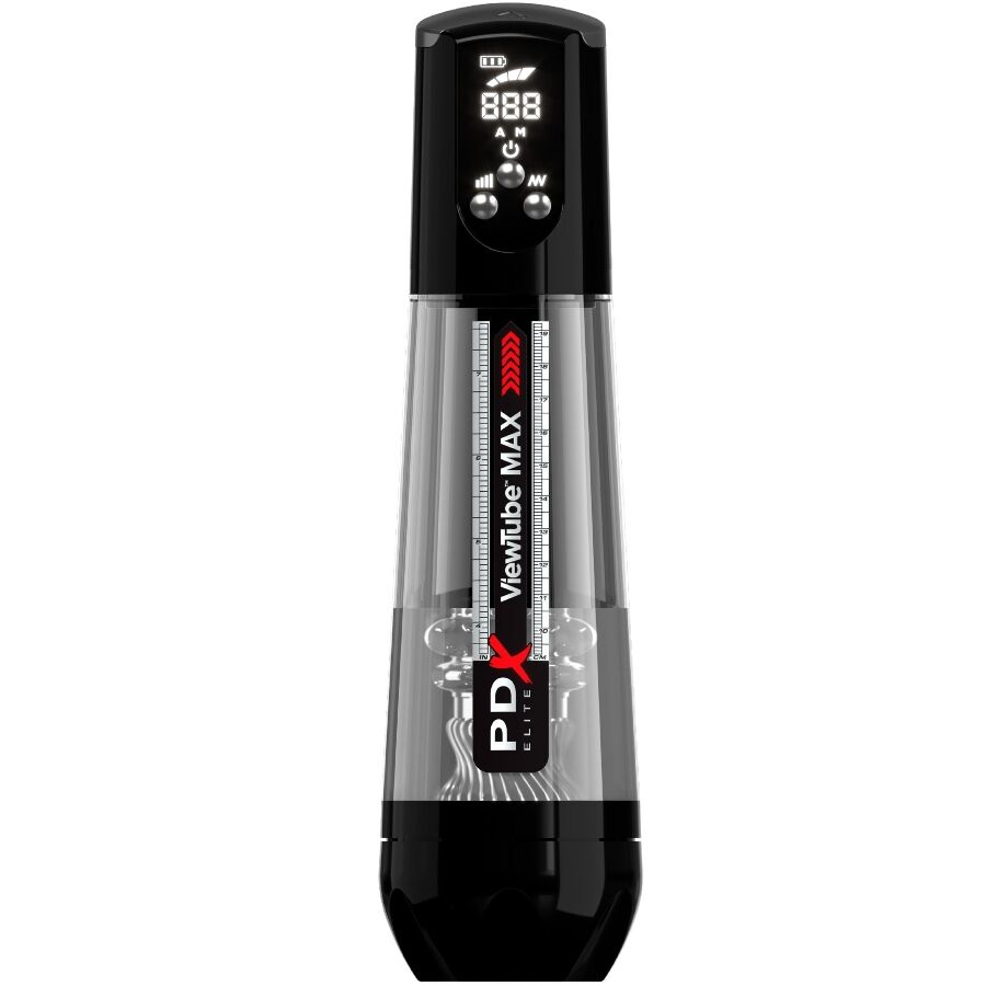 Pdx Elite-Viewtube Max View Masturbatore Automatico Trasparente