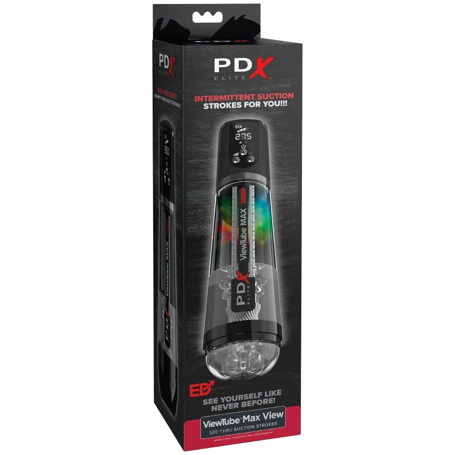 Pdx Elite-Viewtube Max View Masturbatore Automatico Trasparente — PIPEDREAMS · Masturbatori (immagine 5)