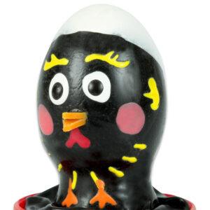 Condomerie-Preservativo Dipinto Manuale Pollo Nero-Latex · Preservativi divertenti