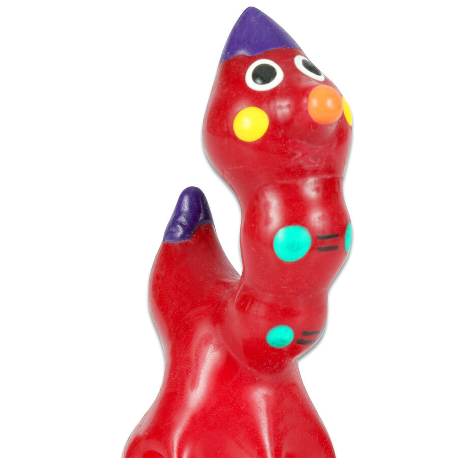 Condomerie-Preservativo dipinto manuale Worm-Latex
