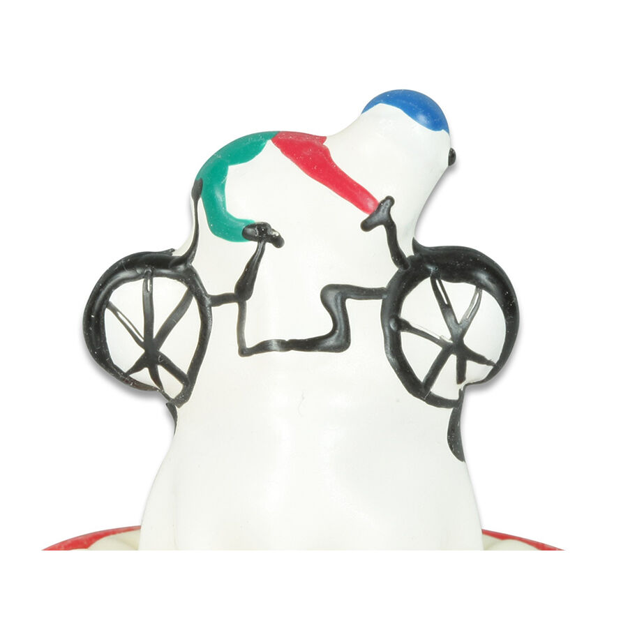 Condomerie-Preservativo Dipinto Manuale Bicycle-Latex