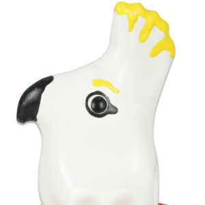 Condomerie-Preservativo dipinto Manuale Parrot White-Latex · Preservativi divertenti (imaginea 2)