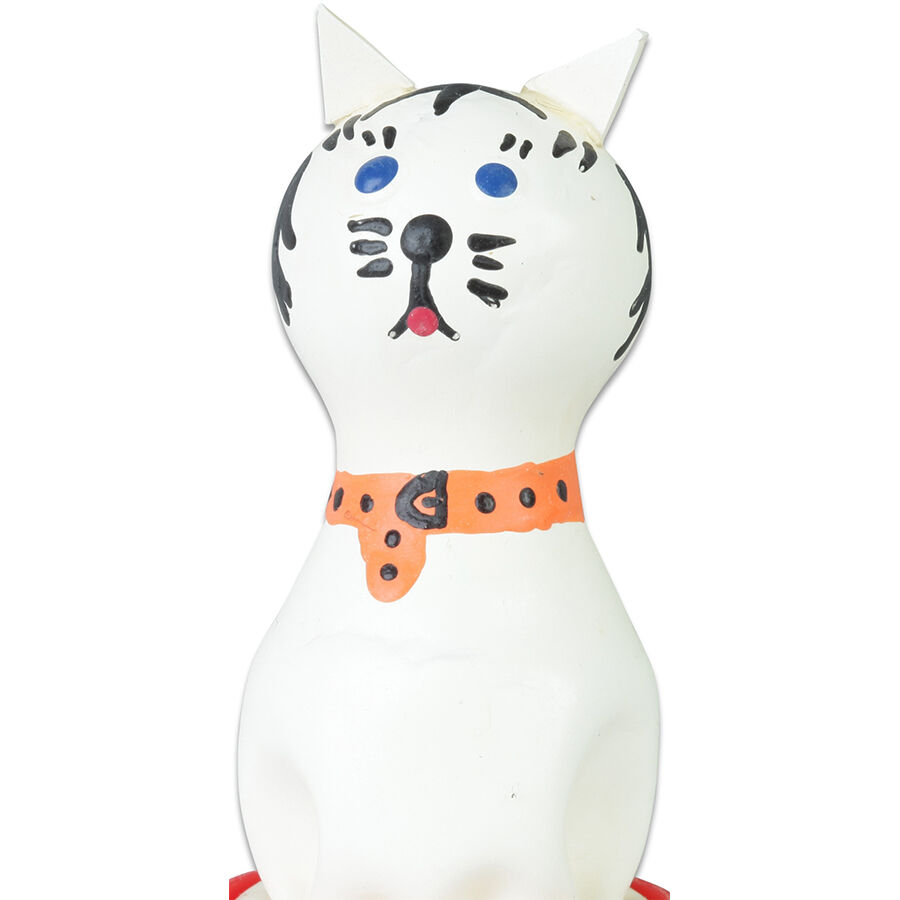 Condomerie-Preservativo Dipinto Manuale Gatto Bianca-Latex