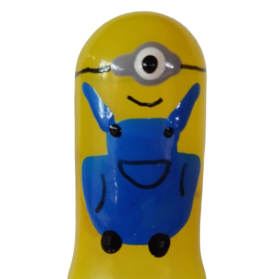 Condomerie-Preservativo dipinto manuale Cyclope-Latex
