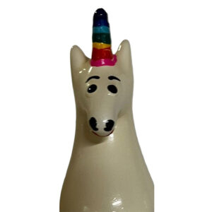 Condomerie-Preservativo dipinto a mano Unicorno Arcobaleno-Lattice