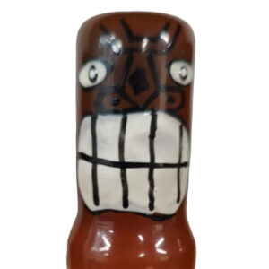 Condomerie-Preservativo dipinto manuale Tiki Totem Friki-02-Latex