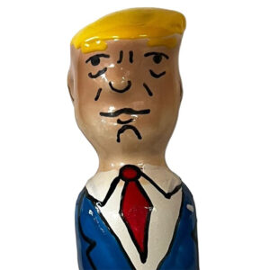 Condomerie-Preservativo dipinto manuale Grumpy Trump · Preservativi divertenti