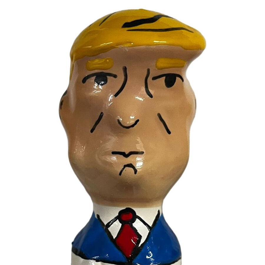 Condomerie-Preservativo Unico Dipinto Manuale Grumpy Trump