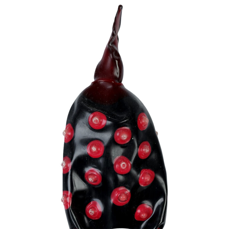 Condomerie-Preservativo dipinto Manuale Modello Fachiro Nero XL 1 Condomerie-Preservativo dipinto Manuale Modello Fachiro Nero XL · Preservativi divertenti