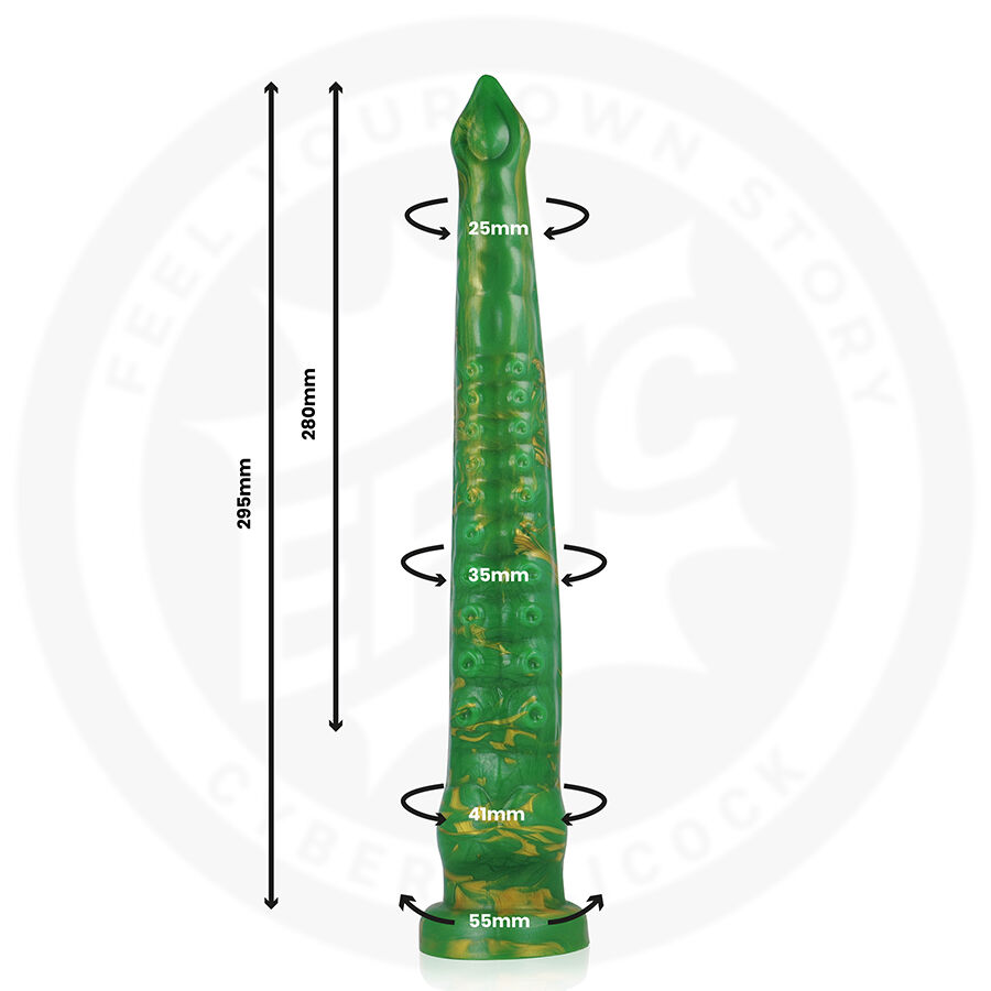 Epic-Dildo Hylos Green Flash-Silicone · Dildo & Stimolatori (immagine 3)
