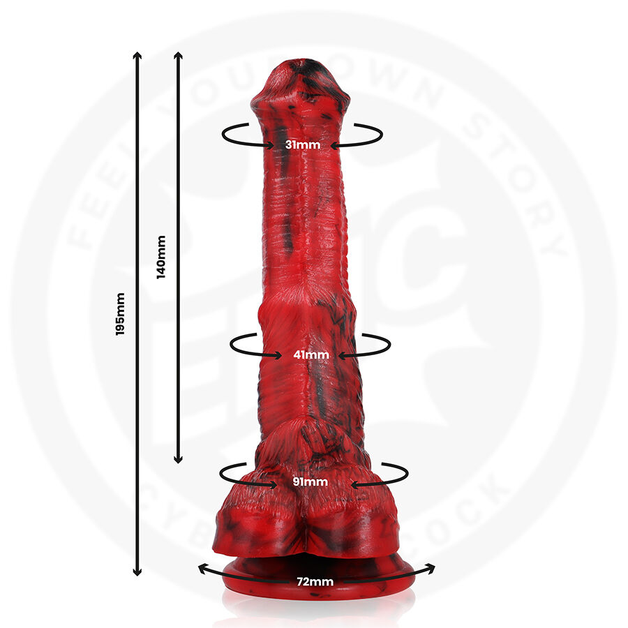 Epic-Dildo Vulcano il Drago della Notte-Silicone · Dildo & Stimolatori (immagine 3)