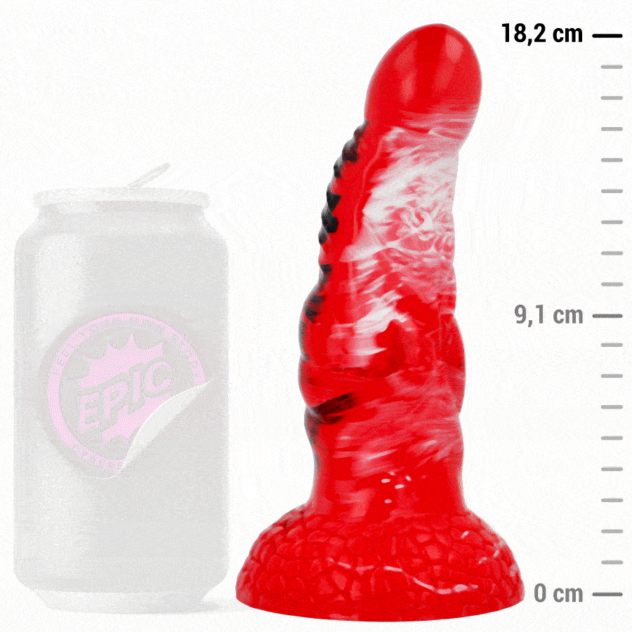 Epic-Dildo Agnis Crimson Fire-Silicone · Dildo & Stimolatori (immagine 3)