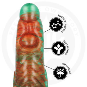 Epic-Dildo Tiryon Green Flash-Silicone · Dildo & Stimolatori (imaginea 4)