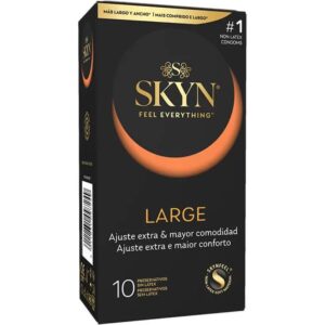 Skyn-Large Extra Adjustment Preservativo King Size, 10 Unità