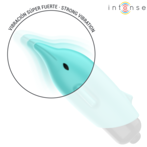 Intense Fun Toys-Echo Bullet Vibrant Dolphin Blu 8 X 4.7 cm · Vibratori (immagine 4)