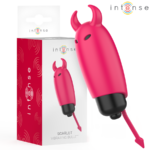 Intense Fun Toys-Scarlet Mini-bullet con Vibrazioni Demone Rosso 9.3 cm · Vibratori