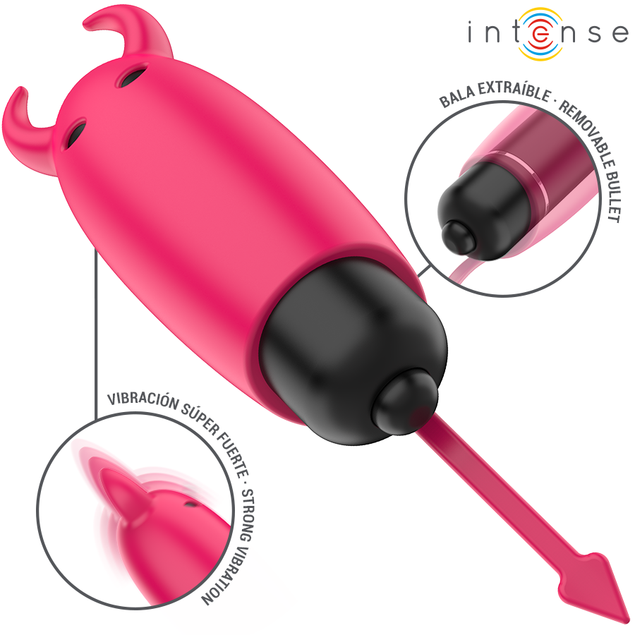 Intense Fun Toys-Scarlet Mini-bullet con Vibrazioni Demone Rosso 9.3 cm 3 Intense Fun Toys-Scarlet Mini-bullet con Vibrazioni Demone Rosso 9.3 cm · Vibratori (imaginea 3)