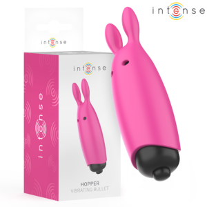 Intense Fun Toys-Hopper Pink Mini Bullet Vibrante 8.3 X 2.4 cm
