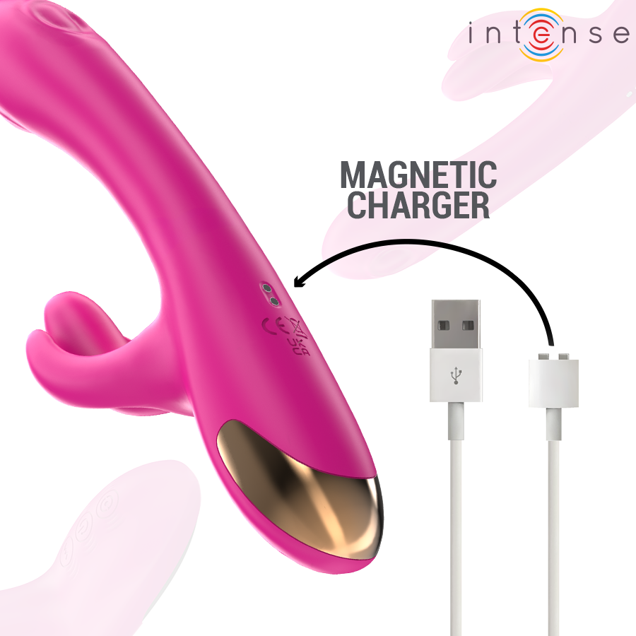 Intense High Tech-Britney Vibratore Rabbit Multifunzione 23 cm · Vibratori (immagine 3)