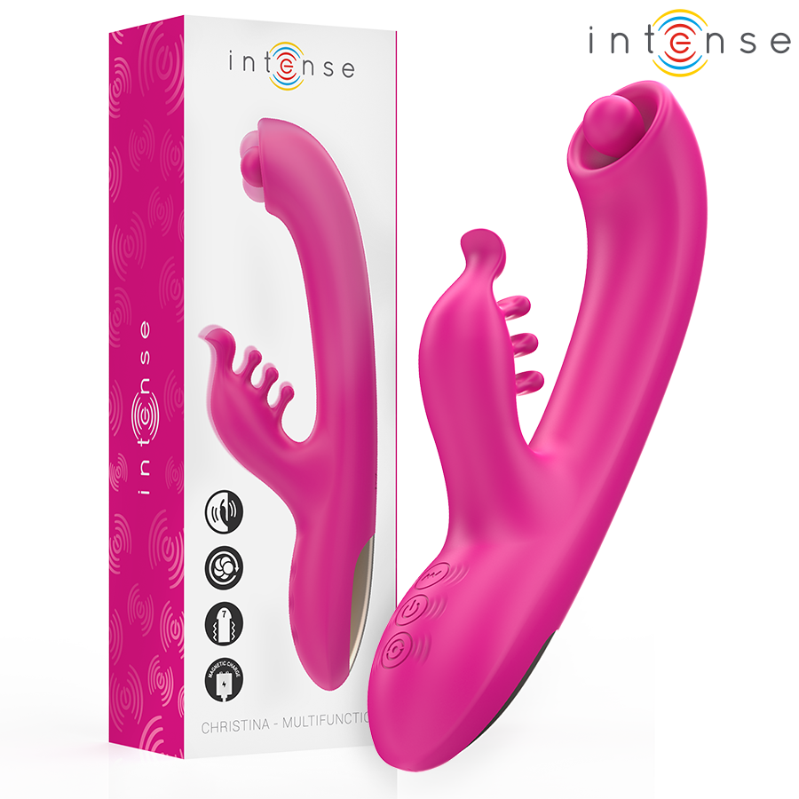 Intense High Tech-Christina Multifunzione Rabbit Vibrator 22.5 cm