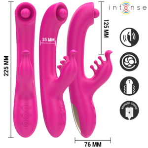 Intense High Tech-Christina Multifunzione Rabbit Vibrator 22.5 cm · Vibratori (imaginea 3)