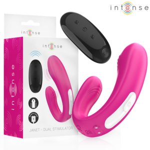 Intense Remote Control-Janet Doppio Stimolatore a Forma di U 48 Intense Remote Control-Janet Doppio Stimolatore a Forma di U
