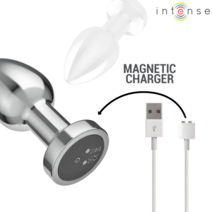 Intense-Plug anale in metallo con 10 Vibrazioni e Telecomando · Giocattoli anali (immagine 13)
