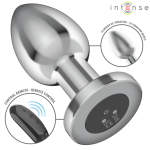 Intense-Plug anale in metallo con 10 Vibrazioni e Telecomando · Giocattoli anali (immagine 19)
