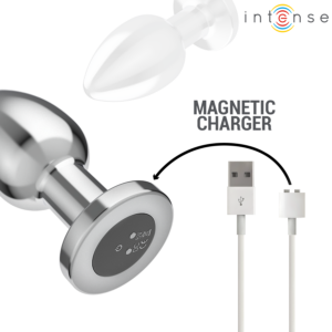 Intense-Plug anale in metallo con 10 Vibrazioni e Telecomando · Giocattoli anali (immagine 22)