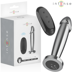 Intense-Plug anale in metallo con Telecomando e 10 Vibrazioni · Giocattoli anali (immagine 9)
