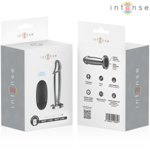 Intense-Plug anale in metallo con Telecomando e 10 Vibrazioni · Giocattoli anali (immagine 15)