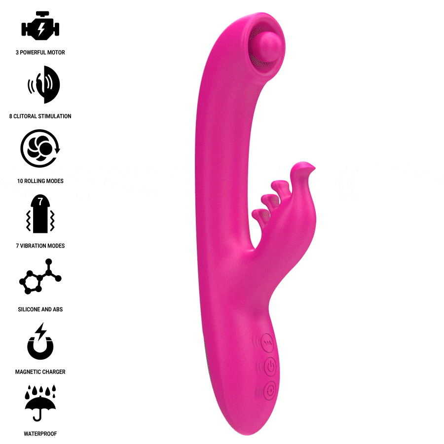 Intense High Tech-Christina Multifunzione Rabbit Vibrator 22.5 cm · Vibratori (imaginea 2)