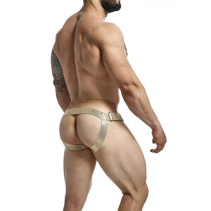 Mob-Dngeon Jockstrap con gli Anelli d'Oro, One Size-Metal · Intimo uomo (imaginea 3)
