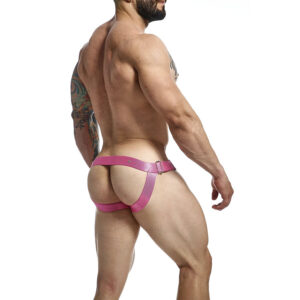 Mob-Dngeon Jockstrap Rosa Anello per Penis One Size-Metal · Intimo uomo (imaginea 2)