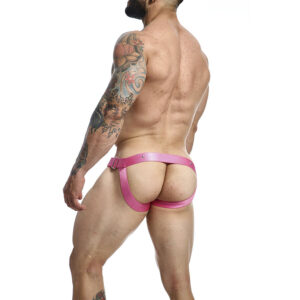 Mob-Dngeon Jockstrap Rosa Anello per Pene One Size-Metal · Intimo uomo (immagine 3)
