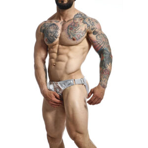 Mob-Dngeon Jockstrap con anello in metallo Argento Taglia unica 10 Mob-Dngeon Jockstrap con anello in metallo Argento Taglia unica · Intimo uomo (imaginea 5)