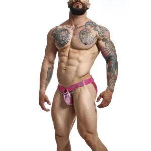 Mob-Dngeon Jockstrap Rosa One Size-Pelle Ecologica 9 Mob-Dngeon Jockstrap Rosa One Size-Pelle Ecologica · Intimo uomo (imaginea 4)