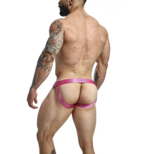 Mob-Dngeon Jockstrap Rosa One Size-Pelle Ecologica · Intimo uomo (imaginea 2)