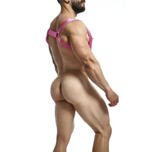 Mob-Dngeon Imbracatura Elastic Rosa, Posteriore Destro - One Size-Metal · Intimo uomo (imaginea 2)