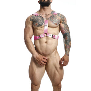 Mob-Dngeon Imbracatura con Catena Rosa One Size Y-Metal · Intimo uomo