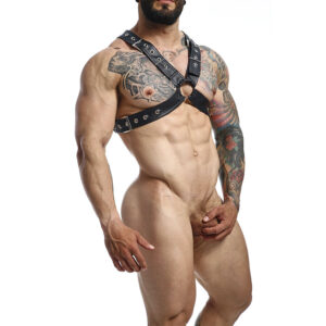 Mob-Dngeon Black Chain Harness One Size X-Metal · Intimo uomo (imaginea 5)