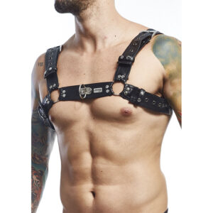 Mob-Dngeon Cintura Imbracatura Nera One Size-Metal · Intimo uomo (imaginea 2)